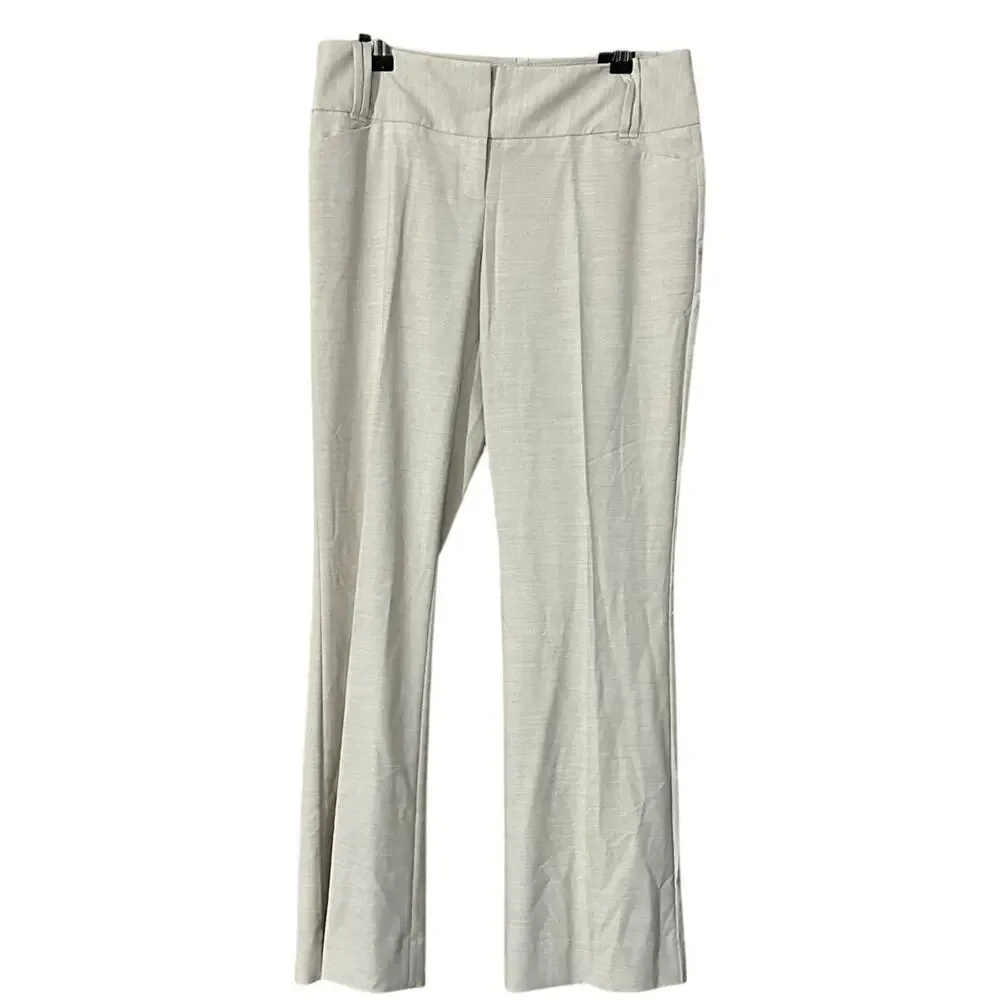 The Limited Womens 4S Cassidy Fit Dress Pants Khaki Flare Bootcut Stretch NWT - Picture 2 of 13